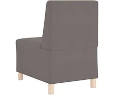 Modulinis sofa vienetas be rankų 2 pcs Šviesiai pilka