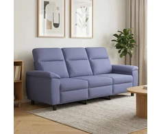 Sofa Džinsinės mėlynos 214 x 90 x 95 cm Audinys