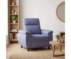 Sofa Džinsinės mėlynos 95 x 90 x 95 cm Audinys