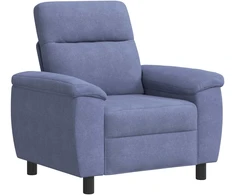 Sofa Džinsinės mėlynos 95 x 90 x 95 cm Audinys
