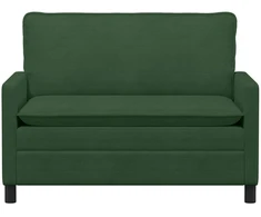 Sofa 2 vietos Džiunglių žalia 126 x 81 x 87,5 cm Audinys