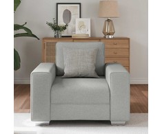 Sofa Kėdė Debesų pilka 100 cm audinys