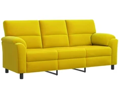 Sofa Geltona 214 x 85 x 93 cm Aksomas
