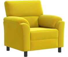 Sofa Geltona 94 x 85 x 93 cm Aksomas