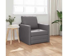 Sofa lova 60cm Pilka Dirbtinė Oda