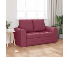Sofa lova 60cm Vyno raudona audinys