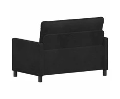 Sofa Juoda 126 x 81 x 87,5 cm Aksomas