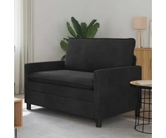 Sofa Juoda 126 x 81 x 87,5 cm Aksomas