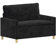Sofa Juoda 126 x 81 x 87,5 cm Poliesteris