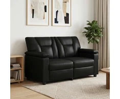Sofa Juoda 151 x 85 x 93 cm Dirbtinė oda
