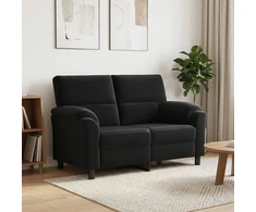 Sofa Juoda 154 x 85 x 93 cm Aksomas