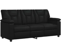 Sofa Juoda 191 x 85 x 93 cm Dirbtinė oda