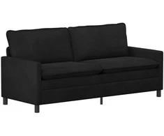 Sofa Juoda 196 x 81 x 87,5 cm Aksomas