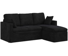Sofa Juoda 178 x 134 x 80 cm Aksomas