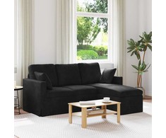 Sofa Juoda 178 x 134 x 80 cm Aksomas