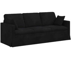 Sofa Juoda 198 x 78 x 80 cm Aksomas