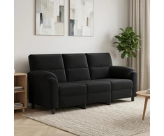 Sofa Juoda 214 x 85 x 93 cm Aksomas