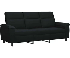 Sofa Juoda 214 x 90 x 95 cm Audinys