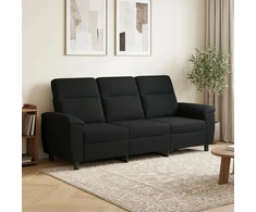 Sofa Juoda 214 x 90 x 95 cm Audinys