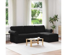 Sofa Juoda 215 x 138 x 80 cm Metalas