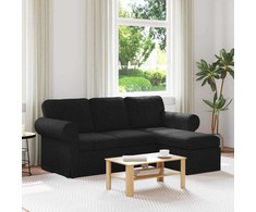 Sofa Juoda 215 x 138 x 80 cm Metalas