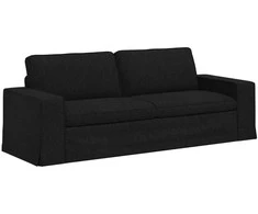 Sofa Juoda 222 x 80 x 82 cm Metalas