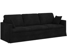 Sofa Juoda 228 x 78 x 80 cm Aksomas