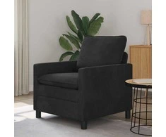 Sofa Juoda 76 x 81 x 87,5 cm Aksomas