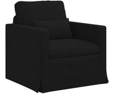 Fotelis Sofa Juoda 78 x 78 x 80 cm Metalas
