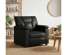 Sofa Juoda 91 x 85 x 93 cm Dirbtinė oda