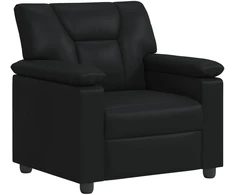 Sofa Juoda 91 x 85 x 93 cm Dirbtinė oda