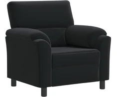 Sofa Juoda 94 x 85 x 93 cm Aksomas