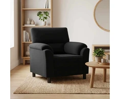 Sofa Juoda 94 x 85 x 93 cm Aksomas