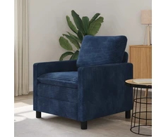 Sofa Jūrinė mėlyna 76 x 81 x 87,5 cm Poliesteris