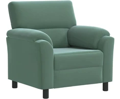 Sofa Jūrinė žalia 94 x 85 x 93 cm Aksomas