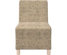 Modulinis sofa vienetas be rankų 2 pcs Šviesiai pilka
