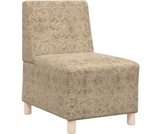 Modulinis sofa vienetas be rankų 2 pcs Šviesiai pilka