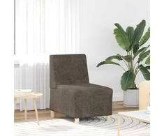 Modulinis sofa vienetas be rankų 2 pcs Tamsiai pilka