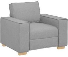 Sofa-kėdė, debesų pilka, 100x78x84 cm, audinys