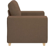 Sofa-kėdė, ruda, 100x78x80 cm, audinys