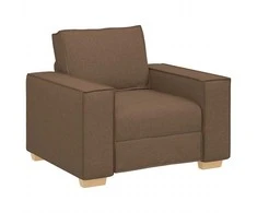 Sofa-kėdė, ruda, 100x78x84 cm, audinys