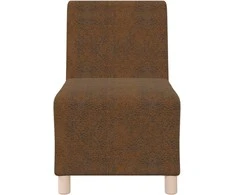 Modulinis sofa vienetas be rankų 2 pcs Ruda 55 x 74 x 82 cm