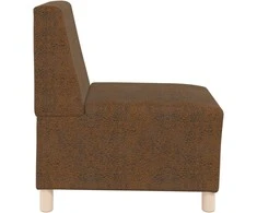 Modulinis sofa vienetas be rankų 2 pcs Ruda 55 x 74 x 82 cm