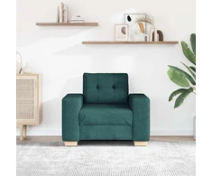 Sofa-kėdė, tamsiai žalia, 100x78x80cm, audinys