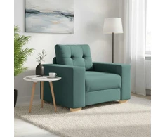Sofa-kėdė, tamsiai žalia, 100x78x80cm, audinys