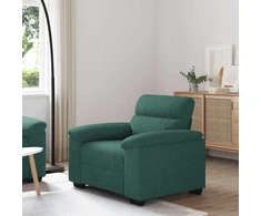 Sofa-kėdė, tamsiai žalia, 100x81x84 cm, audinys