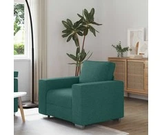 Sofa Kėdė Tamsiai žalia 100 cm audinys