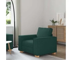 Sofa-kėdė, tamsiai žalia, 100x78x84 cm, audinys