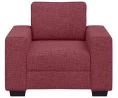 Sofa-kėdė, vyno raudonumo, 100x77x82 cm, audinys