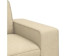 Fotelis Sofa Kreminė 102 x 80 x 82 cm Metalas